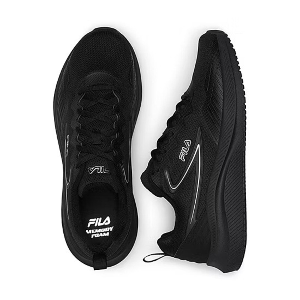FILA Memory Primo-Forza Mens Running Shoes Black Sneakers Size 11 Medium